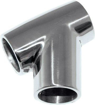 WHITECAP 1" OD 60 DEGREE SS UNIVERSAL TEE