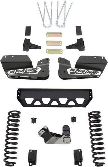 Pro Comp Suspension K4201 Stage I Lift Kit 4 in. Lift Incl. Radius Arm Drop Brackets And Rear Blocks Stage I Lift Kit