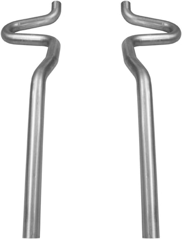 Flowmaster 15802 Prebend Tailpipes - 2.50 in. Rear Exit - Pair,Gray