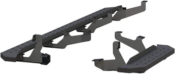 ARIES 2055539 RidgeStep Black Steel 36, 96-Inch Cargo Van Running Boards, Select Ram ProMaster 2500, 3500