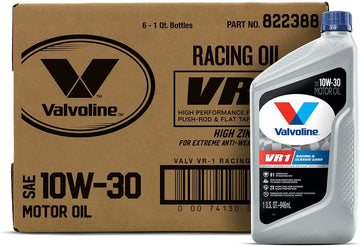Valvoline VR1 Racing Oil 10W30, 946ml (case of 6) 1qt (Case of 6)