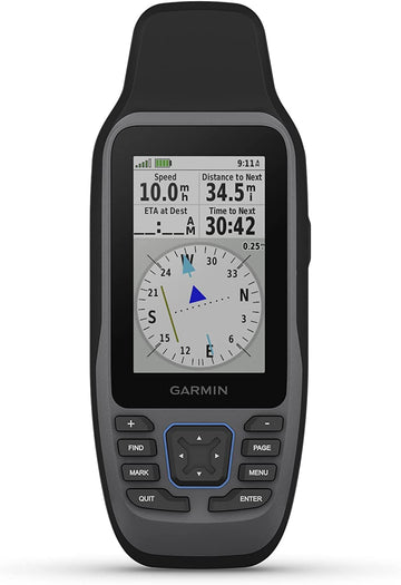 Garmin GPSMAP 79sc, Marine GPS Handheld Preloaded with BlueChart g3 Coastal Charts, Rugged Design and Floats in Water