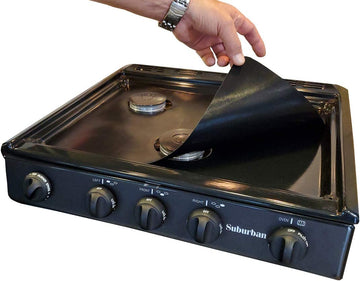 Stove Wrap 400 Protection from Spills, Splatters and Drips, Never Clean Your Stove Again, Well Almost Never, Fits Suburban 3-Burner Stove Tops