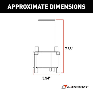 Lippert 142178 Venture Fifth Wheel Landing Gear Motor