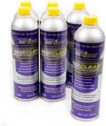 Royal Purple 11723-6PK Max-Clean Fuel System Cleaner and Stabilizer, 20-Ounce Bottle, Pack of 6 20 Ounce (Case of 6)