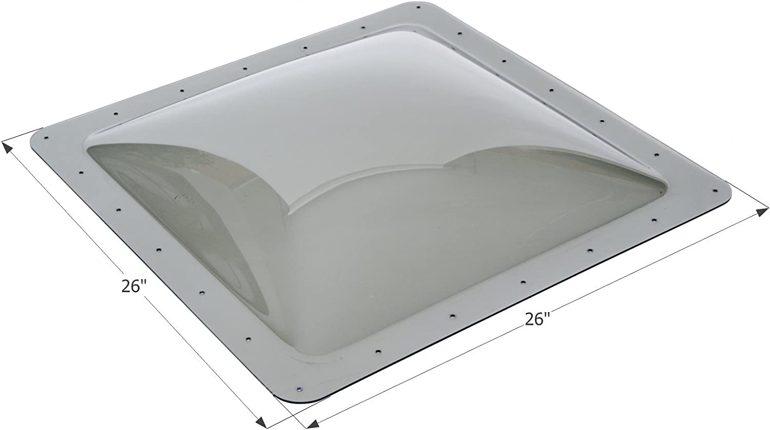 Icon 12121 RV Skylight SL2222 - 22" x 22" x 4", Smoke
