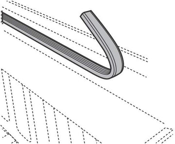 BAK Industries PARTS-326A0004 Service Kit-Bulkhead Seal-Thick Ribbed-3/4in. X 65in.
