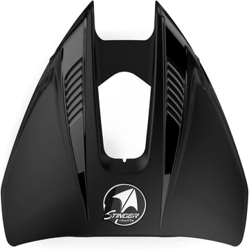 STINGRAY HYDROFOILS - Stinger Hydrofoils for 4-300 hp Boats (Black) - Engine Stabilizer Fins for Outboard/Outdrive Motors - Made in The USA
