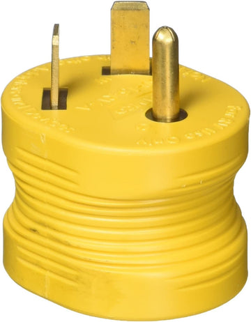 Camco 55232 30 Amp Male/15 Amp Female Adapter with Indicator Light