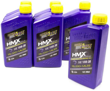 Royal Purple 11747-6PK HMX SAE 10W-30 High-Mileage Synthetic Motor Oil, 1 Quart, Case of 6 1 Quart, (Case of 6)
