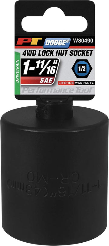 PERFORMANCE TOOL W80490 Wilmar Dodge Spindle Nut Socket