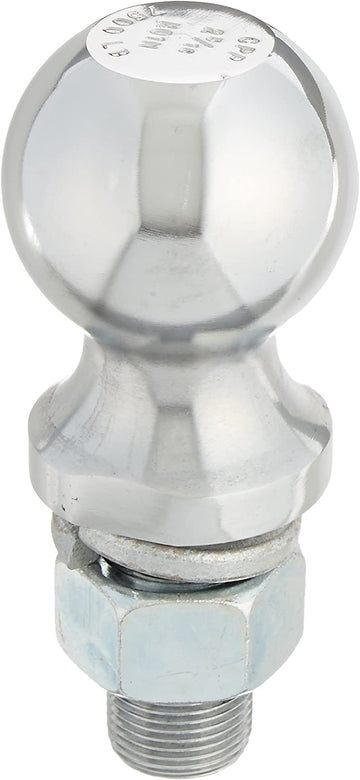 Reese 63908 Packaged Class IV Hitch Ball, Chrome - 2-5/16" Ball x 1" x 2-1/8", 7,500 lbs.