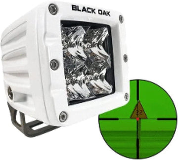 Black Oak Pro Series Infrared 2" 850nm Flood Pod Light - White