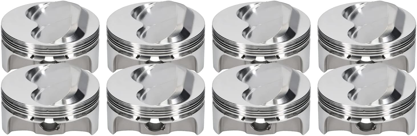 JE Pistons (301475) Piston for Small Block Chevy, Set of 8