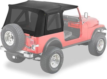 Bestop® 55729-15 Black Denim Supertop® Replacement Skins, Tinted Windows- 1976-1995 Jeep CJ7 and Wrangler