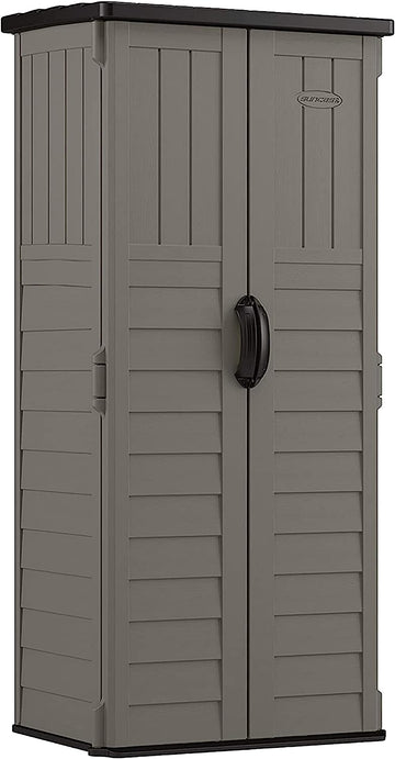 Suncast BMS1250SB Vertical Storage Shed, Stoney