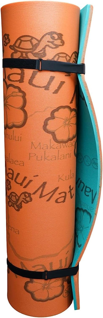 Maui Mat Floating Water Pad (6 x 20 Feet) Patented 2 Layer FlexCore Green/Orange Foam, Floats 1,650 Pounds or 11 Adults, MM20, Made in The USA