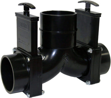 Ell Double Rotating Valve 3In Hub X 3In Hub X 3In Hub Outlet