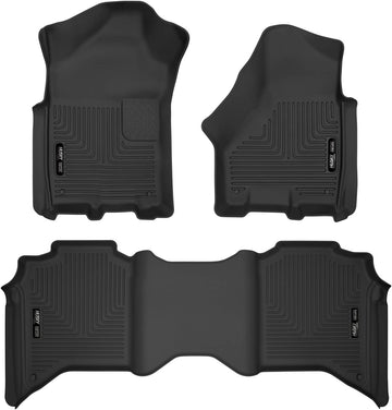 Husky Liners 54788 Fits 2019-20 Dodge Ram 2500 Crew Cab X-act Contour Front and 2nd Seat Floor Liners