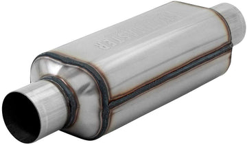 Flowmaster 12512304 (HP-2) 2.5" Inlet x 2.5" Outlet 304S Muffler with Aggressive Sound