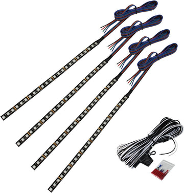 Raptor Series UNV-LED-Light-KIT-RGB: RGB Led Lights - 10 in Universal Led Light Strip Kit - RGB