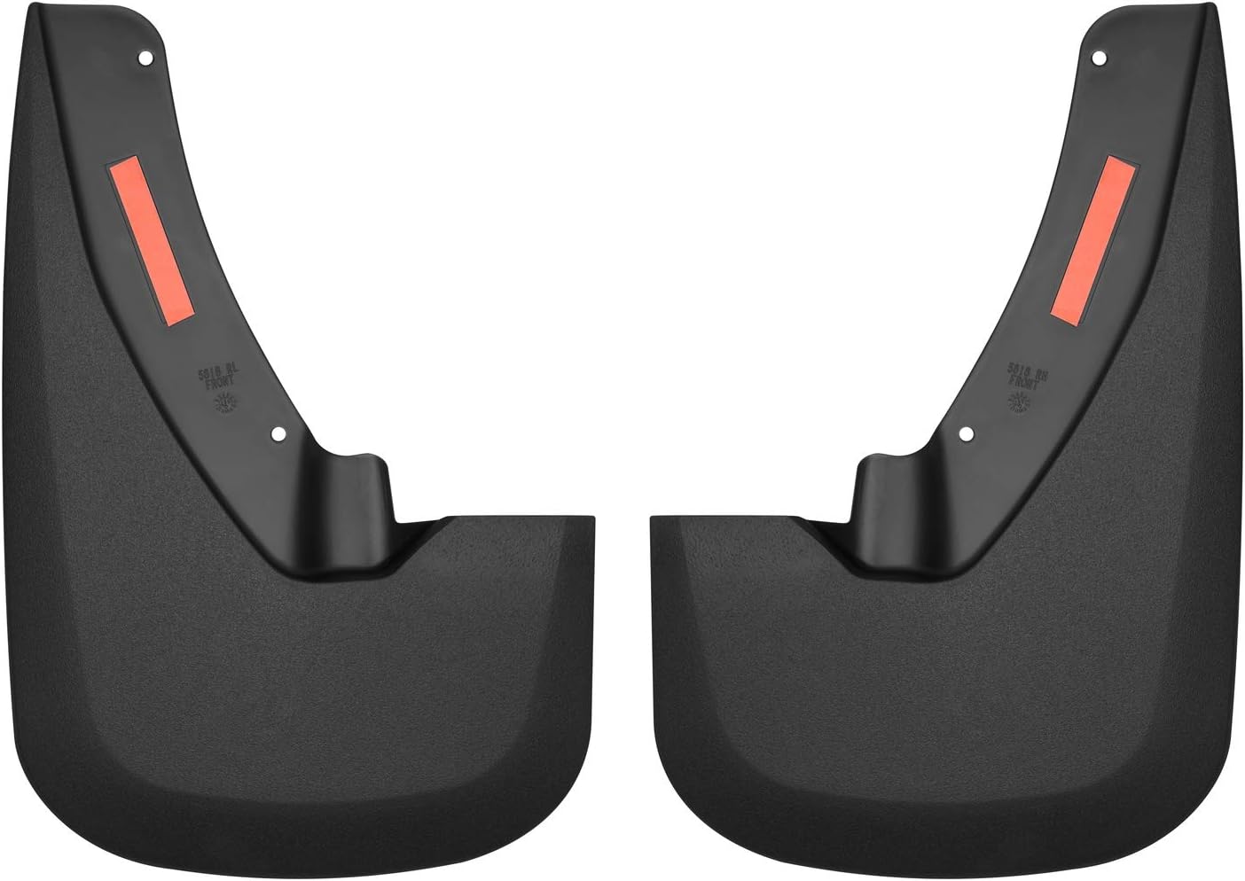 Husky Liners 58181 Black Custom Front Mud Guard Custom Front Mud Guards With Fender Flares