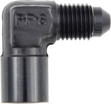 Fragola 495023-BL Size (-4) Male x 1/8 FPT 90° Gauge Adapter Inline
