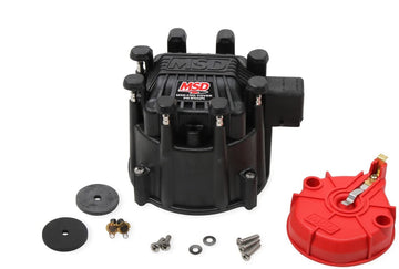 MSD 84025 Black Extreme Output HEI Cap/Rotor Kit