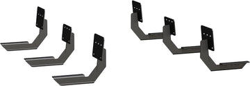 Luverne trk Versatrac Black Mounting Brackets for 5" Slim Grip Running Boards - 4055117
