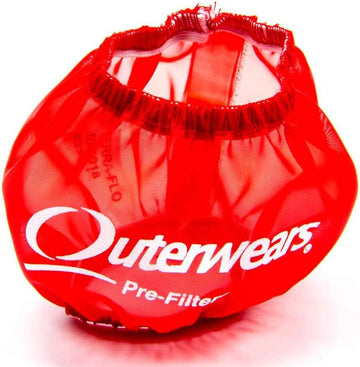 Outerwears 3 OD Red Shielded Breather Pre Filter P/N 10-1018-03