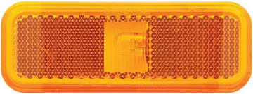 Optronics MC44AS Mark Light Rect 2Wire Amber