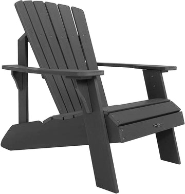 Lifetime 60335 Faux Wood Adirondack Chair, Shale Stone Chair Shale Stone