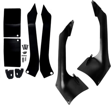 Light Bracket Kit, Windshield Mount, Steel, Black Powder Coat, 50 in Light Bar, Jeep Wrangler JL 2018-19, Kit