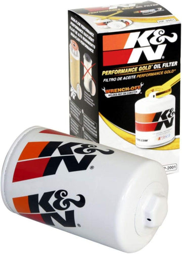 K&N HP-2001 Performance Wrench-Off Oil Filter, Regular