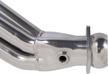 BBK Performance 16330 1-3/4" Long Tube Full Length High Flow Performance Exhaust Headers for Mustang GT - Polished Silver Ceramic Finish