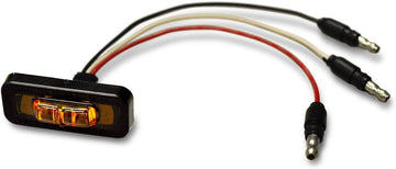 Poison Spyder 41-04-203 RECTANGLE LED, AMBER