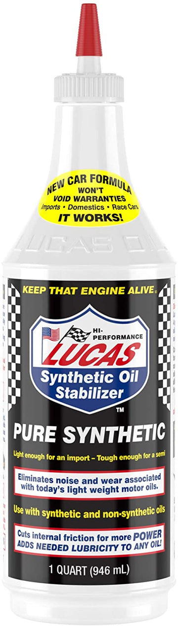 Lucas LUC10130 Synthetic Oil Stabilizer. Quart