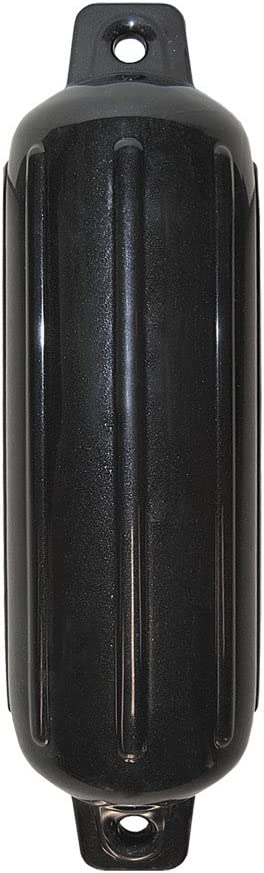 Taylor Made 282607 Storm Gard Inflatable Vinyl Fender - 8.5" x 27", Black Onyx