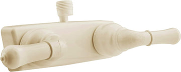 Dura Faucet (DF-SA100C-BQ) RV Shower Faucet Valve Diverter with Classical Handles (Bisque Parchment)