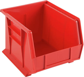 9859-7-01 Weather Guard Red Zone Plastic Medium Red Bin Box Set of 6