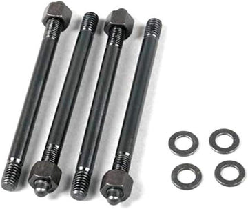 ARP 200-2415 Black Oxide 5/16" Thread 4.400" OAL Carburetor Stud with Spacer for Dominator, (Set of 4)