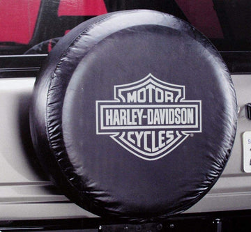 PlastiColor 795 Gray Harley-Davidson Spare Tire Cover Universal