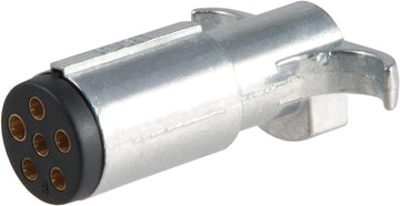 Curt Manufacturing 58081 6 Pole Die Cast Connector, Trailer End, Pkg