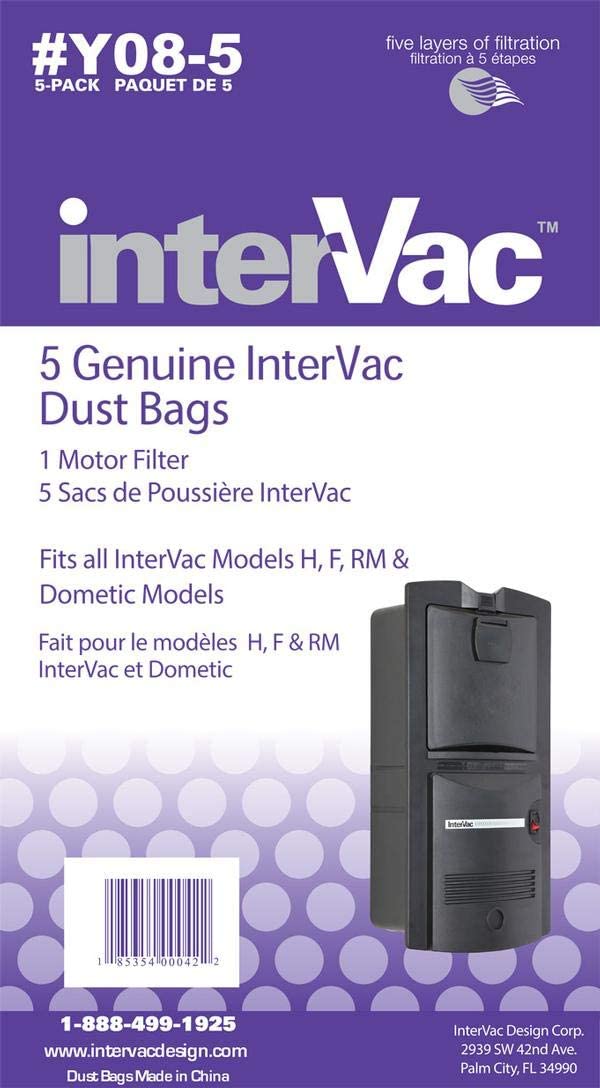 INTERVAC VAC Y085 Y08-5 DUST BAGS FOR H F A