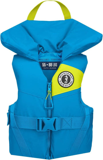 Mustang Survival - Lil Legends Youth Foam PFD (Azure Blue)
