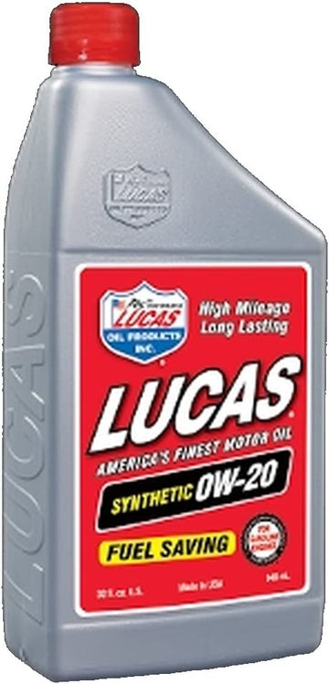 Synthetic SAE 0W-20 API SN Plus/Dexos Motor Oil/6x1/Quart
