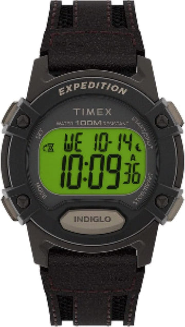Timex Expedition Cat 5 - Brown Resin Case - Brown/Black Band