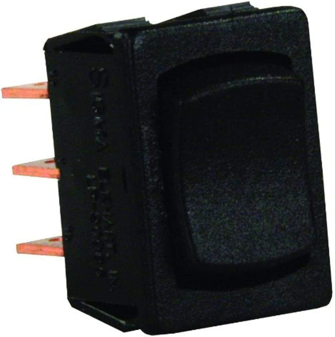 JR Products 13445 Black DPDT Mini Mom-On/Off/Mom-On Switch Quantity 1