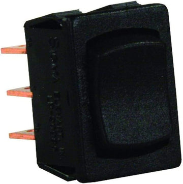 JR Products 13445 Black DPDT Mini Mom-On/Off/Mom-On Switch Quantity 1