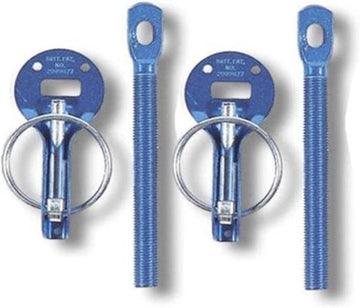 Sparco 01606AA Blue Hood Pin - Set of 2